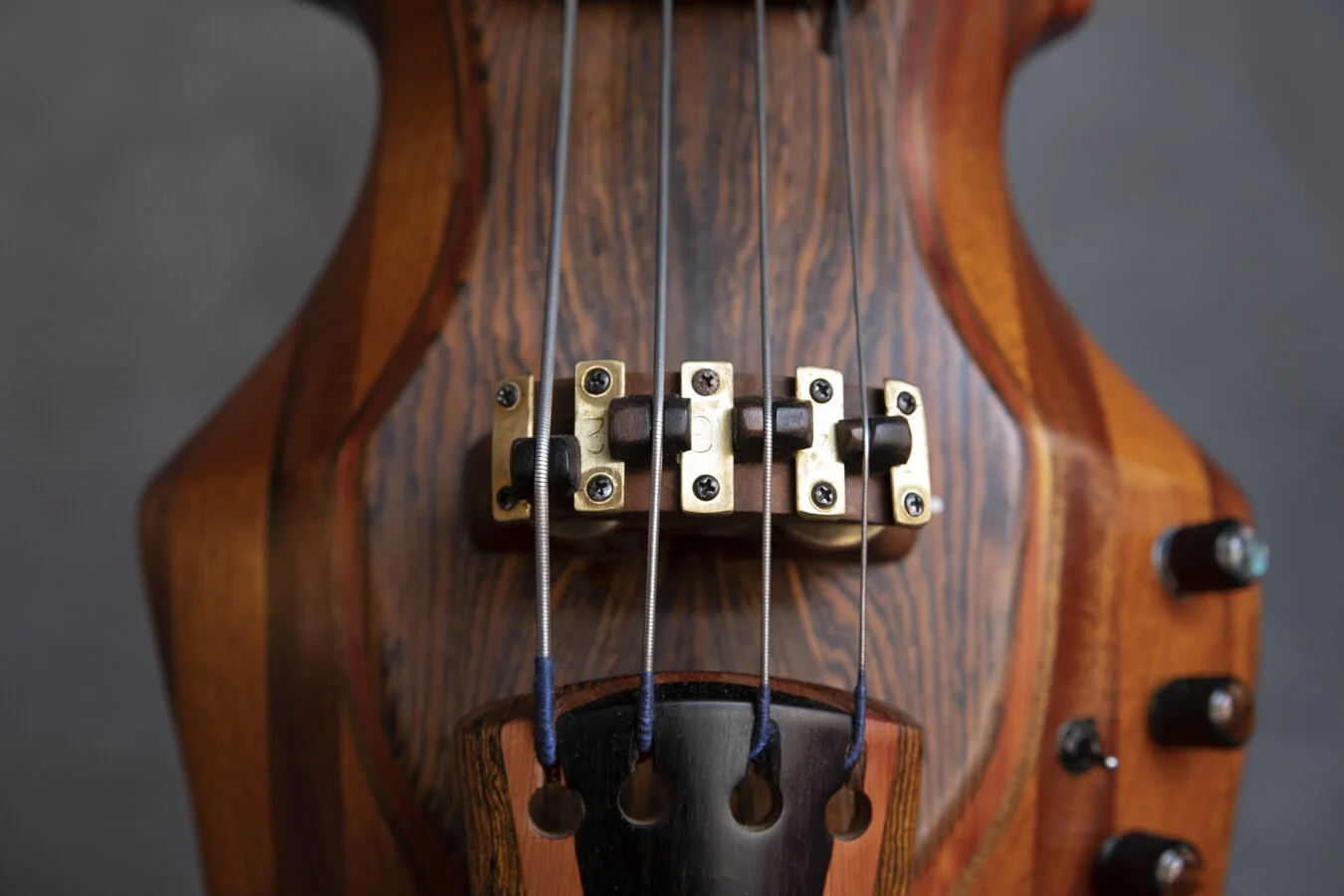 4-String Electric Fretted Upright Bass II — Kelvin Daly Musical